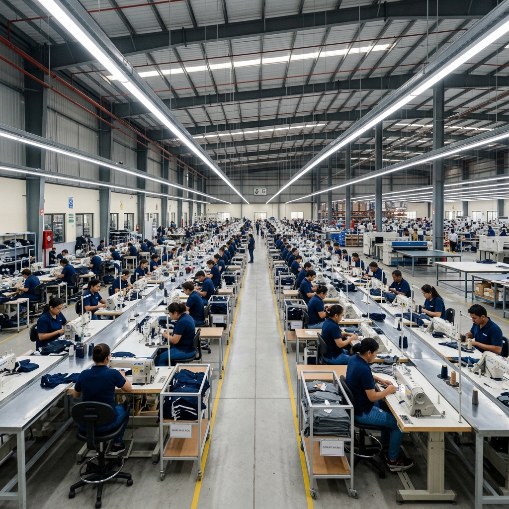 Garment factory efficiency and production
